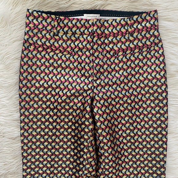 Anthropologie Metallic Patterned Trousers - Picture 6 of 9